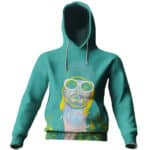 Nirvana Kurt Cobain Vibrant Neon Art Hoody