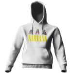 Nirvana Members Hit Songs Skeleton Art Hoodie