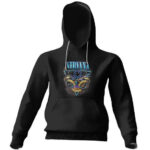 Nirvana Rock Band Dave Kurt Krist Black Hoody