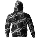 Nirvana Smiley Face Logo Pattern Hoody