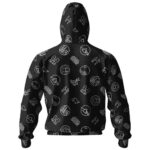 Pink Floyd Album Symbols Black Zip-up Hoodie