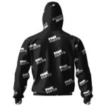 Pink Floyd Logo Pattern Black Zip Hoodie