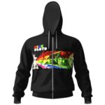 Pink Floyd Members Prism Rays Zip Hoodie