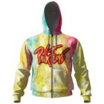 Pink Floyd Water Color Artwork Zip-up Hoodie