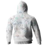 Rock Band Nirvana Vibrant Floral White Hoodie