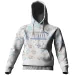 Rock Band Nirvana Vibrant Floral White Hoodie