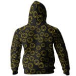 Smiley Nirvana Icon Pattern Black Hoody