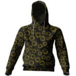 Smiley Nirvana Icon Pattern Black Hoody