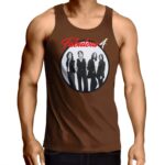The Beatles Band Fabulous 4 Brown Tank Top