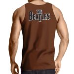 The Beatles Band Fabulous 4 Brown Tank Top
