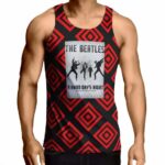 A Hard Day's Night Diamond Pattern Tank Top