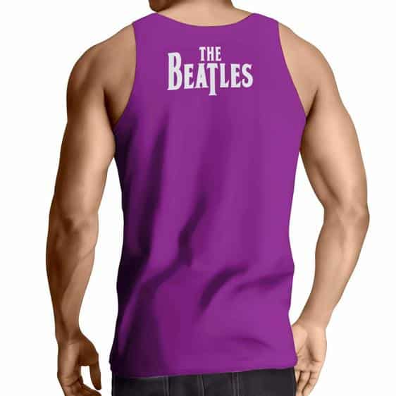 Abbey Road The Beatles Purple Sleeveless Shirt