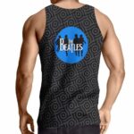 John Lennon Bubbles Art Pattern Muscle Shirt