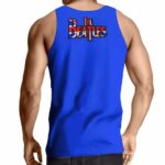 John Lennon Iconic Portrait Blue Tank Shirt