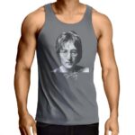 John Lennon The Beatles Gray Dope Tank Shirt