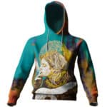 Kurt Cobain Smoking Painting Tribute Art Hoody