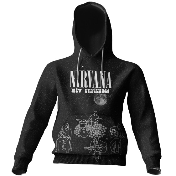 MTV Unplugged Nirvana Band Galaxy Art Hoodie