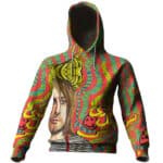 Nirvana Smiley Trippy Ohm Kurt Cobain Hoodie
