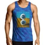 Pink Floyd Album Pulse Art Blue Tank Top