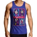 Pink Floyd Band Portrait Pop Art Muscle Shirt
