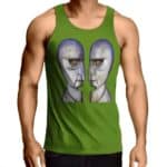 Pink Floyd Division Bell Half Face Tank Top