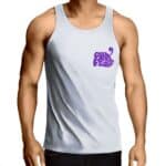 Pink Floyd Filmore Poster Art Purple Singlet