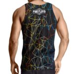 Pink Floyd Members Geometric Design Tank Top