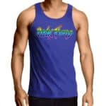 Pink Floyd Rainbow Typography Art Tank Top