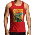 Pink Floyd The Scream Painting Parody Tank Top