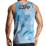 Pink Floyd's Album Art Hexagon Pattern Singlet