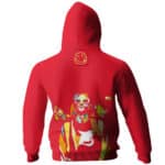 Rock Band Nirvana Members Pop Art Red Hoody