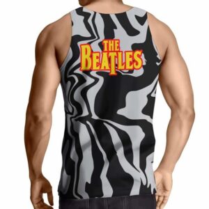 The Beatles 1 Album Zebra Pattern Muscle Shirt