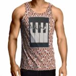 The Beatles Abbey Road Piano Key Tank Shirt