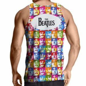 The Beatles Members Portrait Design Tank Shirt
