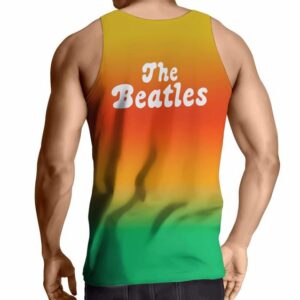 The Beatles Multicolor Gradient Muscle Shirt
