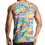 The Beatles Songs Typography Sleeveless Shirt