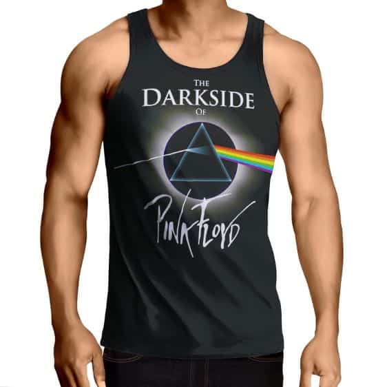 The Darkside of Pink Floyd Logo Black Tank Top