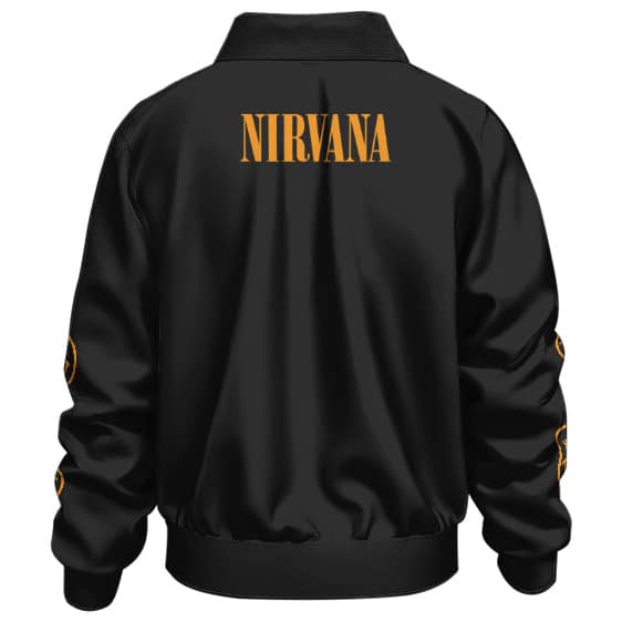 Kurt Cobain Chuck Taylor Shoes Art Cool Nirvana Bomber Jacket