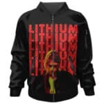 Kurt Cobain Lithium Neon Artwork Cool Nirvana Bomber Jacket