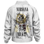 Milk It Nirvana Song King Skull Grunge Art Badass Bomber Jacket