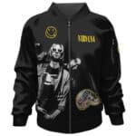 Nirvana Band Members Photo Skull Art Bomber Jacket
