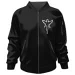Nirvana In Utero Angel Silhouette Logo Black Bomber Jacket
