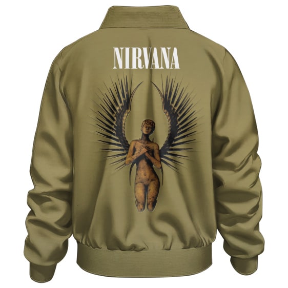 Nirvana In Utero Human Angel Statue Logo Bomber Jacket
