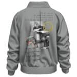 Nirvana Kurt Cobain Smoking Photo Skull Art Bomber Jacket