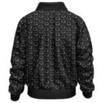 Nirvana Member Kurt Cobain Face Smiley Pattern Bomber Jacket