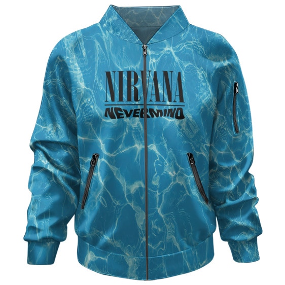 Nirvana Nevermind Iconic Baby Album Cover Bomber Jacket