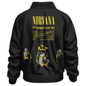 Nirvana New York MTV Unplugged Poster Dope Bomber Jacket