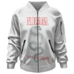 Nirvana Serve The Servants Snake Logo White Bomber Jacket