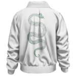 Nirvana Serve The Servants Snake Logo White Bomber Jacket