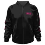 Rock Band Nirvana Nevermind Pink Logo Bomber Jacket